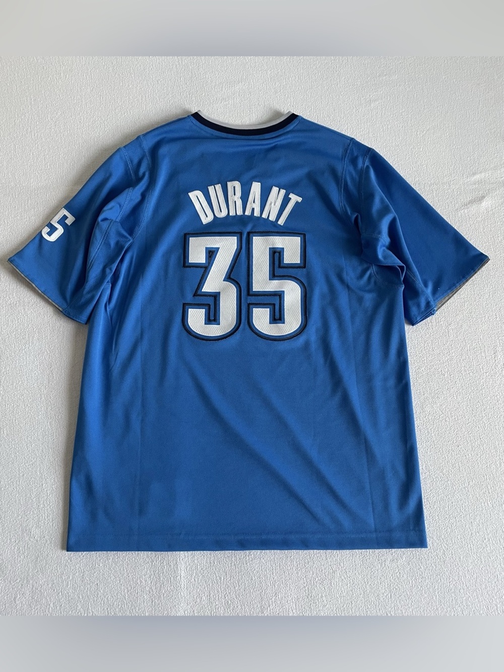Kevin Durant Oklahoma City Thunder #35 Christmas 2013 Rev30 Swingman Jersey M